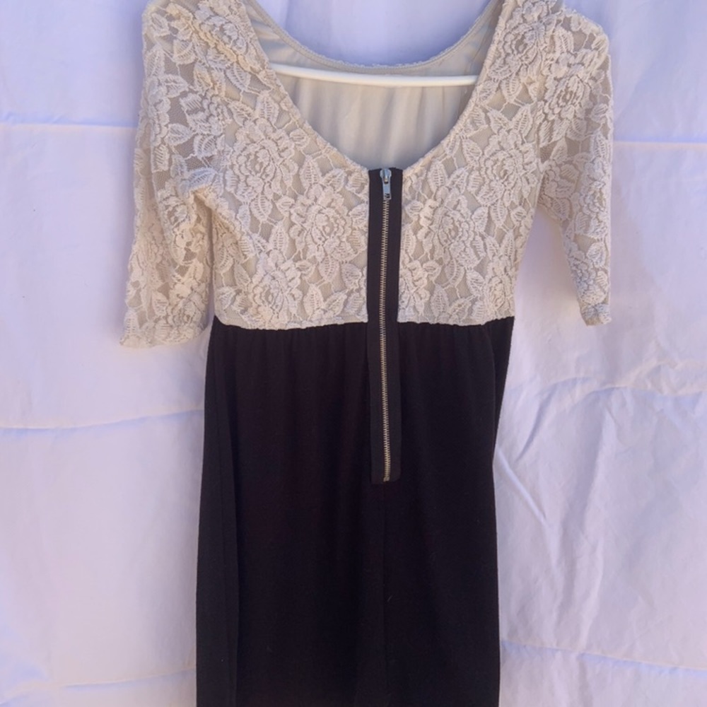 Ivory and black Speechless dress - Junior size 5